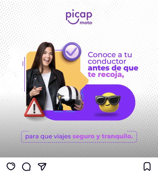 Publicación de Picap en Instagram
