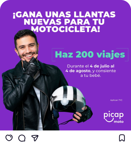 Publicación de Picap en Instagram